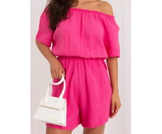 Italy Moda Kombinezonas-MO-KO-0626.86-ciemny rožinė