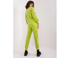 Italy Moda Veliūrinis komplektas moterimsDHJ-KMPL-8328.86-šviesiai žalia
