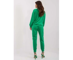 Italy Moda Veliūrinis laisvalaikio kostiumas moterims-DHJ-KMPL-8850.68-žalias