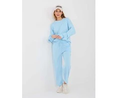 Italy Moda Laisvalaikio kostiumas moterimsIT-KMPL-10015.33-šviesiai mėlyna