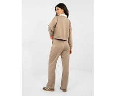 Italy Moda Laisvalaikio kostiumas moterims-IT-KMPL-22212.36-ciemny bezowy