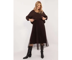 Italy Moda Komplet-MI-KMPL-24266.65P-ciemny ruda