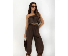 Italy Moda Komplet-MI-KMPL-6323.22P-ciemny ruda