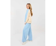 Italy Moda Laisvalaikio kostiumas moterims-MI-KMPL-82649.29-šviesiai mėlyna