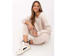 Italy Moda Set-MI-KMPL-M5879.86-smėlio spalvos