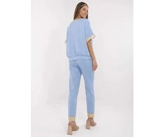 Italy Moda Kostiumėlis moterims-MI-KMPL-M61941.96-mėlyna