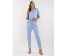 Italy Moda Kostiumėlis moterims-MI-KMPL-M61941.96-mėlyna