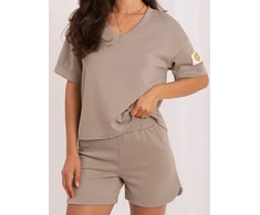 Italy Moda Komplet-MO-KMPL-M61773xy.86-ciemny bezowy