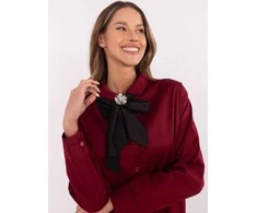 Italy Moda Marškiniai-DHJ-KS-9236.92P-bordo