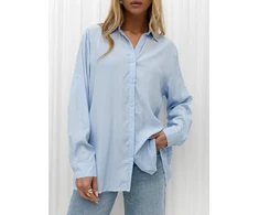 Italy Moda Koszula-IR-KS-MO-S4253.36-šviesiai mėlyna
