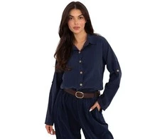 Italy Moda Koszula-IT-KS-22390.81-ciemny mėlyna