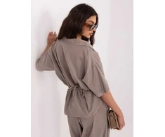 Italy Moda Koszula-IT-KS-FL10320.12-ciemny bezowy