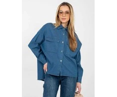 Italy Moda Koszula-IT-KS-FL9968.28-mėlyna