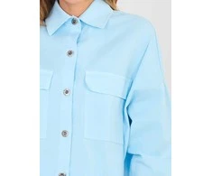 Italy Moda Koszula-IT-KS-FL9968.48-šviesiai mėlyna
