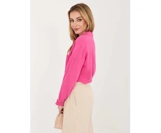 Italy Moda Koszula-MI-KS-2337.18-fuksjowy