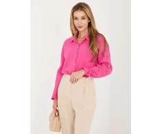 Italy Moda Koszula-MI-KS-2337.18-fuksjowy