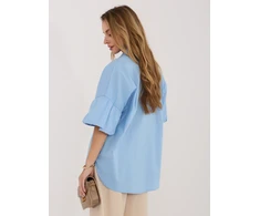Italy Moda Koszula-MI-KS-3389A.90-mėlyna
