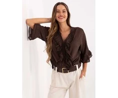 Italy Moda Koszula-MI-KS-92224.95-ciemny ruda