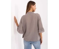Italy Moda Koszula-MI-KS-92224.95-ciemny bezowy