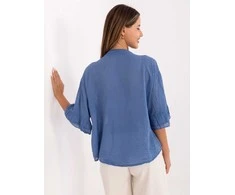 Italy Moda Koszula-MI-KS-92224.95-ciemny mėlyna