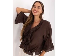 Italy Moda Koszula-MI-KS-92224.95-ciemny ruda