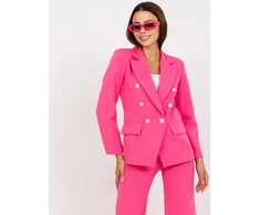 Italy Moda Švarkas moterims DHJ-MA-15555.00P-tamsiai rožinė