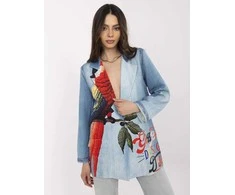 Italy Moda Švarkas moterims DHJ-MA-18525-33.18-mėlyna
