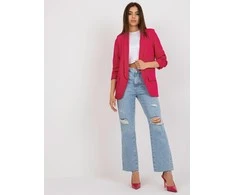 Italy Moda Švarkas moterims DHJ-MA-7684.15P-ciemny rožinė