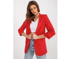 Italy Moda Švarkas moterims -DHJ-MA-7684.15P-raudona
