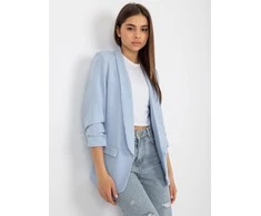 Italy Moda Švarkas moterims DHJ-MA-7684.15P-šviesiai mėlyna
