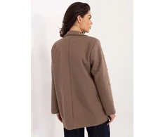 Italy Moda Švarkas moterims IT-MA-18365.97-ciemny bezowy