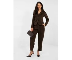 Italy Moda Švarkas moterims -IT-MA-22201.82-ciemny ruda