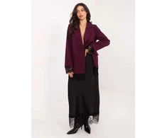 Italy Moda Švarkas moterims IT-MA-FL9916-1.07P-ciemny raudona
