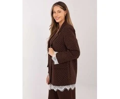 Italy Moda Švarkas moterims -IT-MA-FL9916-2.12P-ruda