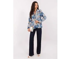Italy Moda Švarkas moterims -IT-MA-FL9928.15-ciemny mėlyna
