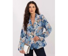 Italy Moda Švarkas moterims -IT-MA-FL9928.15-ciemny mėlyna