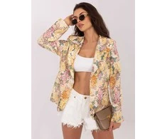 Italy Moda Švarkas moterims IT-MA-FL9928.15-geltona