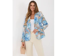 Italy Moda Marynarka-IT-MA-FL9928.15-mėlyna