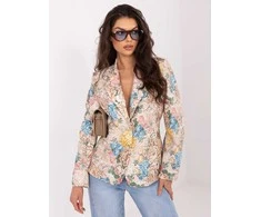Italy Moda Švarkas moterims -IT-MA-FL9928.15-smėlio spalva