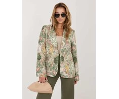 Italy Moda Švarkas moterims -IT-MA-FL9928.15-žalia