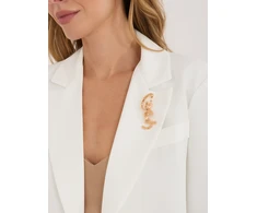 Italy Moda Marynarka-MI-MA-3232.90-ecru