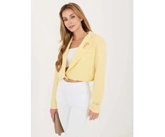 Italy Moda Marynarka-MI-MA-3232.90-jasny geltona