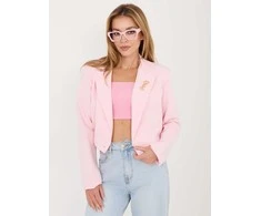 Italy Moda Marynarka-MI-MA-3232.90-jasny rožinė