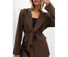 Italy Moda Marynarka-MI-MA-3566.70-ruda