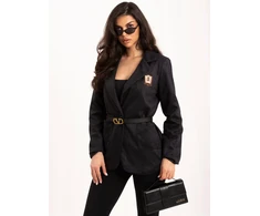 Italy Moda Marynarka-MI-MA-4207.59-juoda