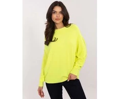 Italy Moda Megztinis-DHJ-SW-8862.91-fluo geltonas