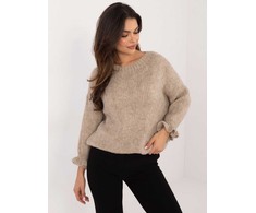 Italy Moda Megztinis-MI-SW-2912.10X-smėlio spalvos