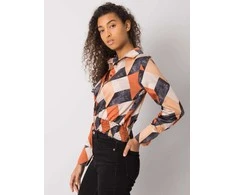 Italy Moda Palaidinė-DHJ-BZ-15251.82-juoda-smėlio spalvos