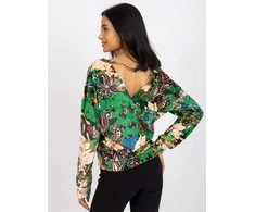 Italy Moda Palaidinė-DHJ-BZ-6550-3.14P-žalia