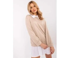 Italy Moda Palaidinė-MI-BZ-A5997.49-smėlio spalvos